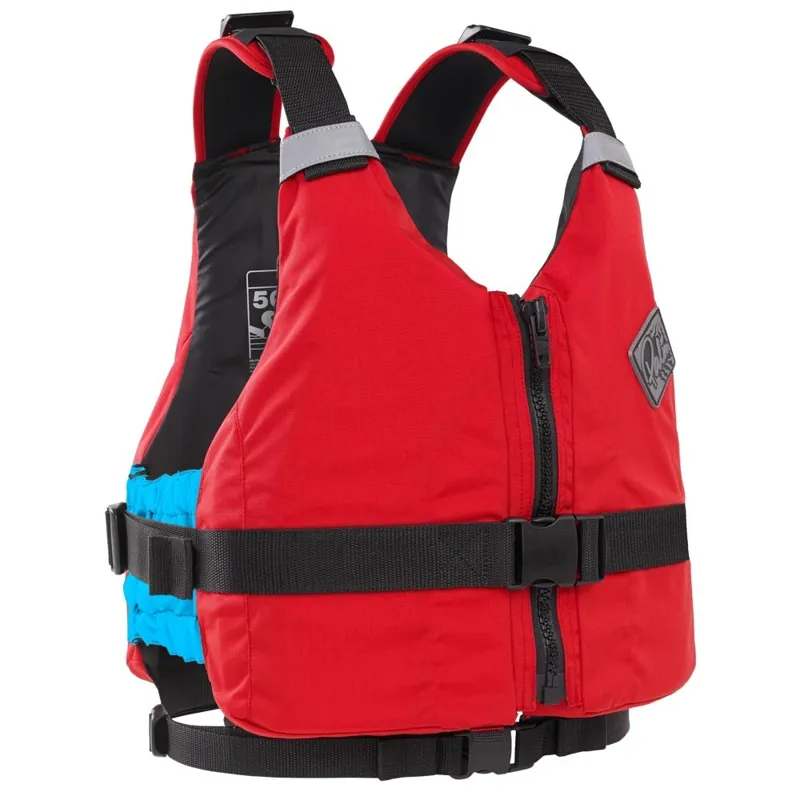 2025 Palm Equipment Heavy Duty Centre Zip Buoyancy Aid Red-4